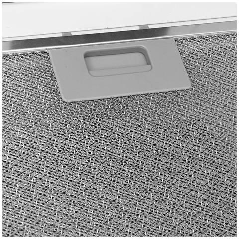 Lusso Casadino -  Cappa A Parete 60 Cm In Acciaio Inox E Vetro Temperato Bianco - Foto 8