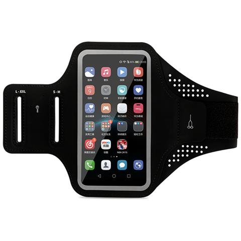 Fascia Da Braccio Sportiva Per La Corsa, Supporto Per Telefono Resistente All'acqua Black - Foto 1