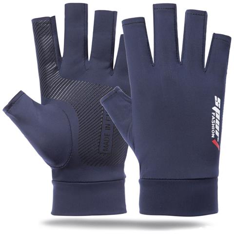 Guanti Mezze Dita Sport - Attrezzatura Per Prestazioni Ottimali Blue - Foto 4