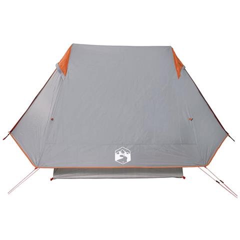 Tenda da Campeggio 2 Persone Grigio Impermeabile - Foto 8