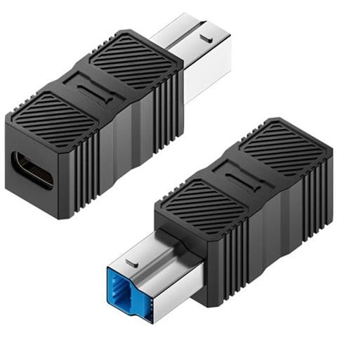 Adattatore Usb 3.0 B Maschio A C Femmina (2 Pezzi) - Trasferimento Dati Veloce E Affidabile - Foto 1