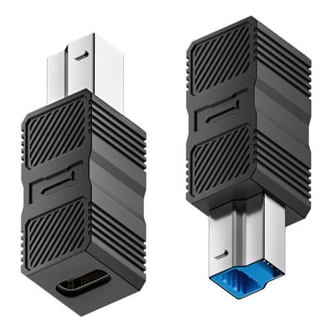 Adattatore Usb 3.0 B Maschio A C Femmina (2 Pezzi) - Trasferimento Dati Veloce E Affidabile - Foto 2