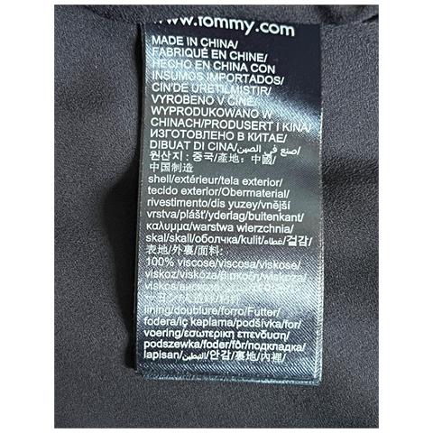 Tommy Hilfiger Abito Al Ginocchio Elegante Comodo Blu Navy 36 - Foto 6