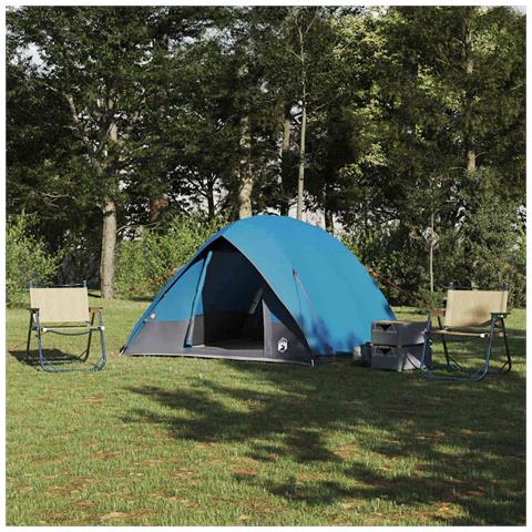 Tenda da campeggio Blu 275 x 230 x 140 cm Poliestere - Foto 2