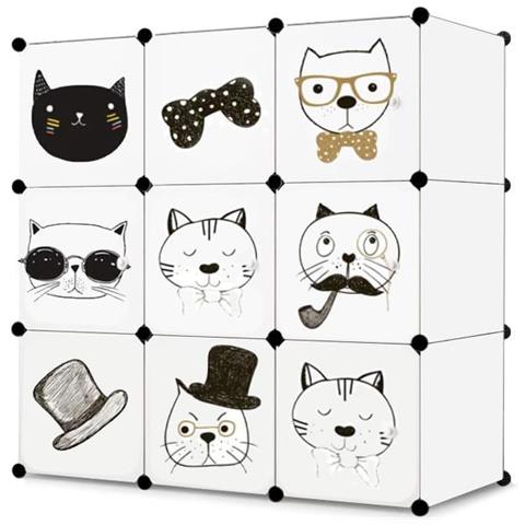 ARMADIO MODULARE PER BAMBINI Salvaspazio Design da favola x 9 - W02 - Foto 1