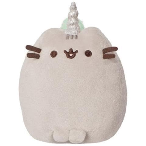 Peluche Mascotte 14cm icorn Unicorno Ultra Morbido, Grigio Chiaro - Foto 1