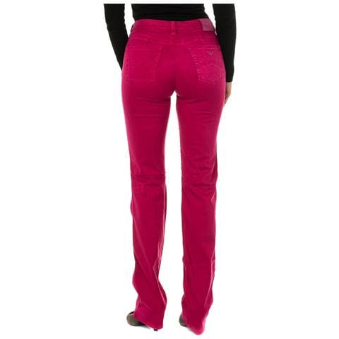 Pantalone Lungo In Tessuto Elasticizzato 6y5j75-5n22z Donna - Foto 2