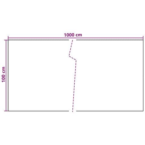 Schermo da balcone Grigio Scuro 1000 x 100 cm polyrattan - Foto 5