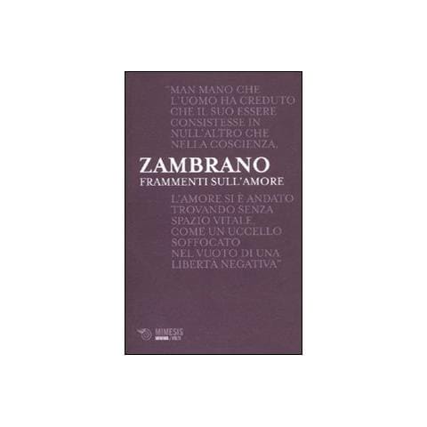 María Zambrano - Frammenti sull'amore - Foto 2