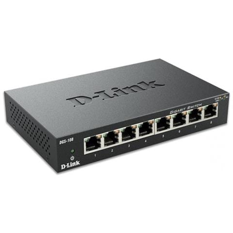 Switch DGS-108 8 porte Gigabit Ethernet codice DGS-108 - Foto 3
