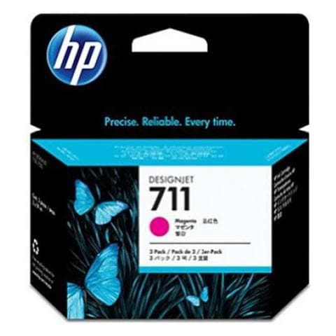 CZ135a Cartuccia Ink Originale 711 Magenta DesignJet T120 T520 Confezione 3 pezzi - Foto 2