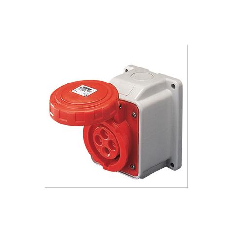 Presa Fissa Da Parete A 10° Stagna Ip67 2p+t 16a 200 250v 50/60hz 6h Cablaggio A Vite - Foto 2