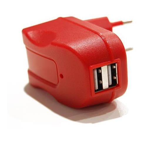 ALIMENTATORE USB da CASA 2P SOS FAM16295 Rosso Out: 1x1A +1x2,1A In: 100/240Vac - Foto 1