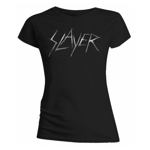 Slayer - Scratchy Logo (Donna Tg. L)  - Foto 1