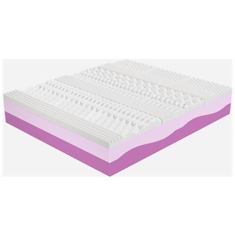 Materasso Matrimoniale 165x200, alto 26 cm - Memory, Gel Relaxa, Sfoderabile, Rivestimento Aloe Vera | Prime - Foto 2