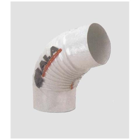 Gomito Smaltato Aperto 45^ 16 Bianco - Foto 2