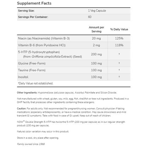 5-htp 200 Mg 120 Capsule Vegetali Doppia Forza - Foto 5