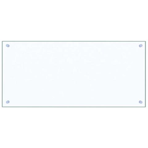 Paraschizzi Per Cucina Trasparente 90x40 Cm In Vetro Temperato - Foto 1