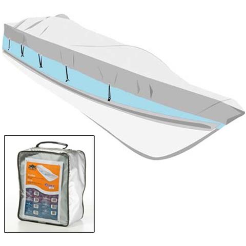 Telo Copri Tender Copri Barca ""covy Line"" Xxs 427 - 488 Cm 180 Cm 8 Argento - Foto 1