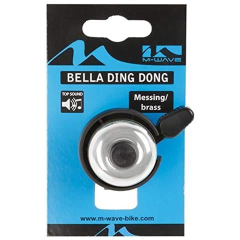 Bella Ding Dong, Campanello Per Bicicletta. Unisex Adulto, Argento - Foto 2