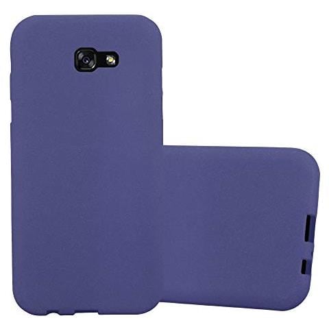 Custodia Compatibile Con Samsung Galaxy A7 2017 In Frost Blu Scuro - Coperchio Protettivo In Silicone Tpu Flessibile - Foto 1
