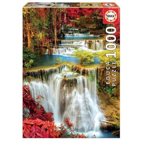 Puzzle - 1000 Cascate Nella Foresta - Foto 1