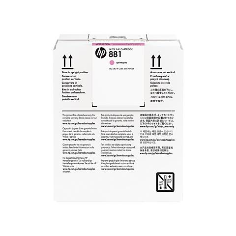CR336a Cartuccia Ink Originale 881 Magenta Chiaro per HP Latex 3000 Printer - Foto 2
