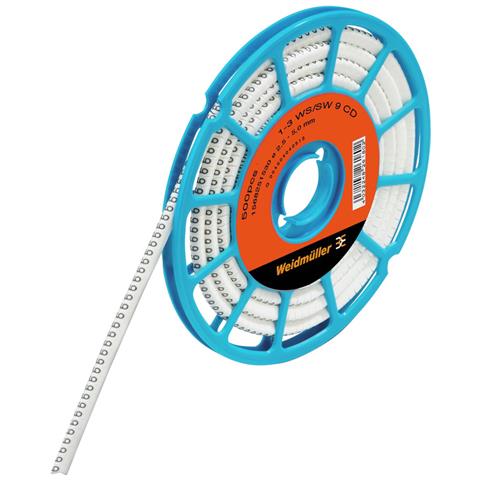 Segnacavi Elettrici 1-5 mm Colore Bianco 500 Pz - Foto 1