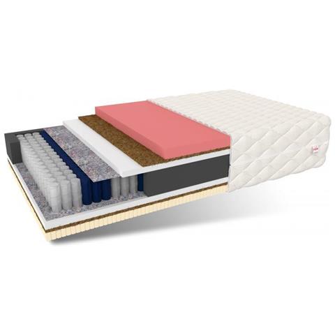 Materasso A Molle Insacchettate Paola Max 140 X 200 - H2 Medio / H3 Medio Rigido - Schiuma Visco Memory, Lattice, Cocco - Foto 1