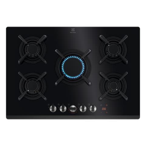 KGG753753K Nero Da incasso 75 cm Gas 5 Fornello (i) - Foto 1