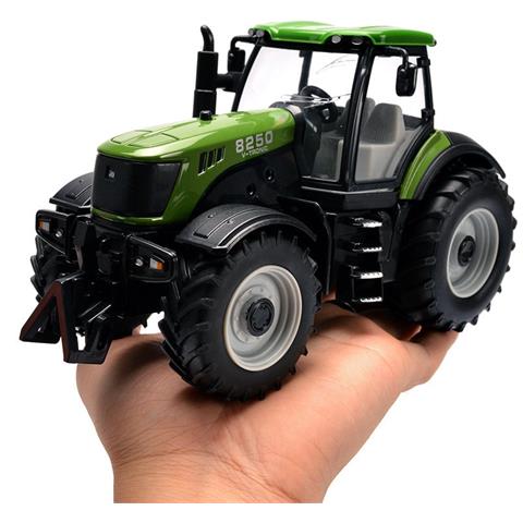 Trattore RC Amewi Con Canna Fumaria E Luce – Scala 1:24 RTR Verde – Per Bambini 6+ - 3
