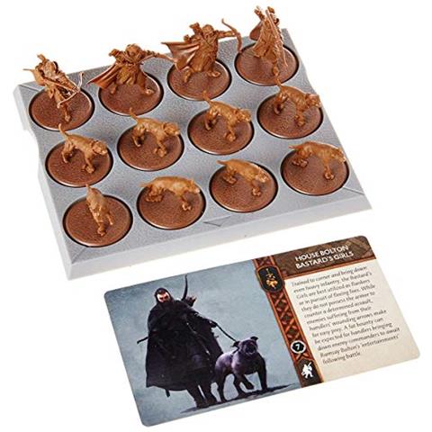 Le Cronache Del Ghiaccio E Del Fuoco Miniature Da Tavolo Bolton Bastards Girls Unit Box Gioco Di Strategia Per Adolescenti E Adulti Eta 14+ 2+ Giocatori Tempo Di Riproduzione Medio 45-60 Minuti Fatto - Foto 1
