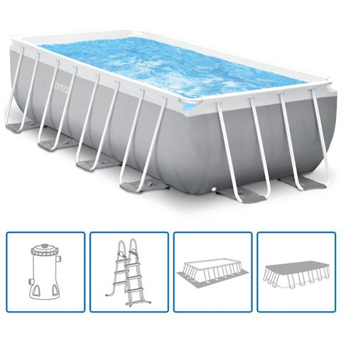 Set Piscina Rettangolare Prism Frame 488x244x107 Cm - Foto 1