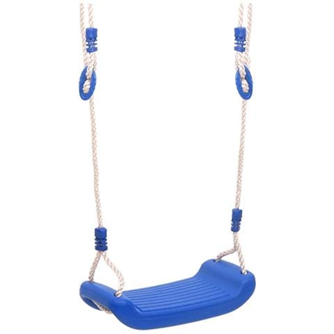 Seggiolini Per Altalena Con Corde 2 Pz Blu 38x16 Cm Pe - Foto 5