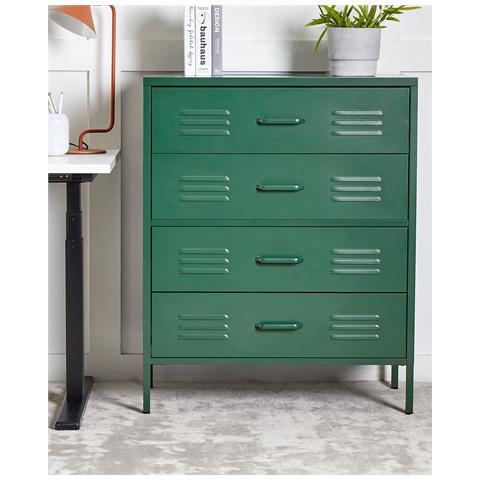 Cassettiera Enago Metallo Verde Scuro - Foto 8