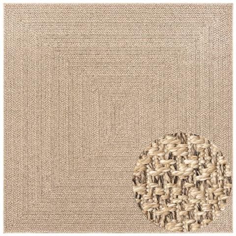 Tappeto Zizur 200x200 Cm Aspetto Iuta Per Interni Ed Esterni - Foto 2