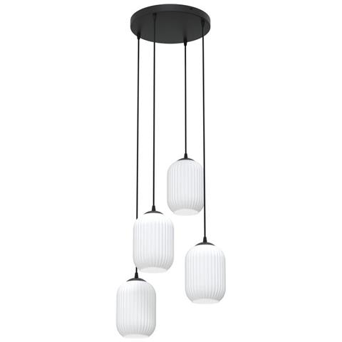 Lampada A Sospensione Verdi - Nero - Metallo - 30x30x140 Cm - Foto 1