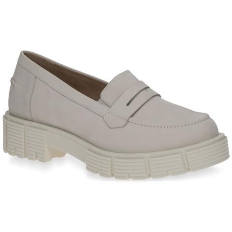 Snow Nubuc Casual Closed Loafers Mocassino Pelle Scarpe Donna Beige Eu 41, 9-24755-20-125 - Foto 1