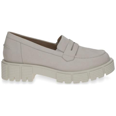 Snow Nubuc Casual Closed Loafers Mocassino Pelle Scarpe Donna Beige Eu 41, 9-24755-20-125 - Foto 2