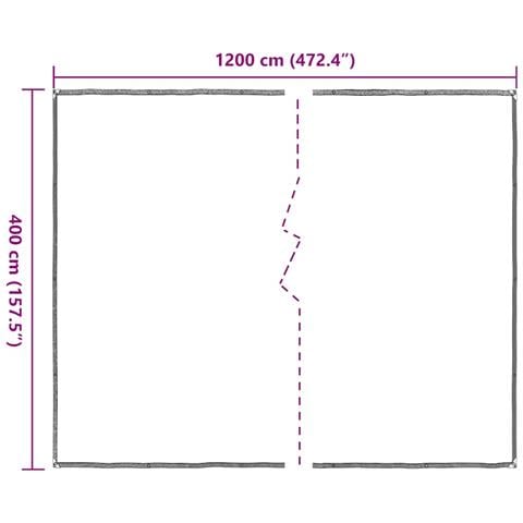 Telone Trasparente con Occhielli 4x12 m in Polietilene - Foto 2