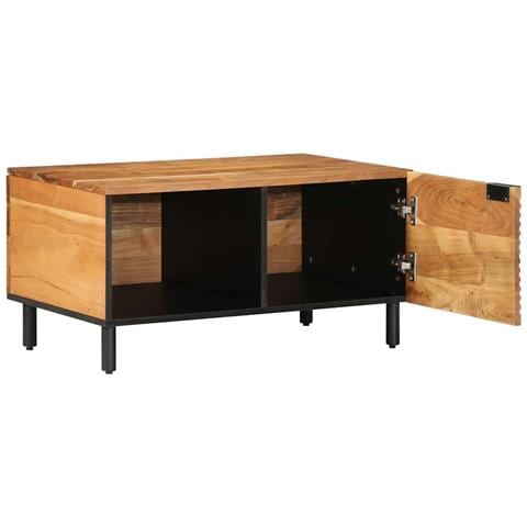 Tavolino da Salotto 80x50x40 cm Legno Massello di Acacia - Foto 1