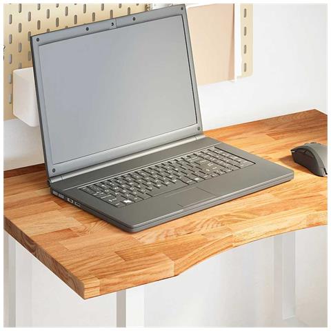 Piano Scrivania Marrone Chiaro 80x50x2,5 Cm In Rovere Massello - Foto 1