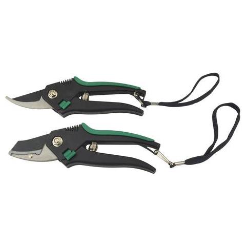 Brder Mannesmann M63202 Cesoia Da Potatura Incudine Nero, Verde - Foto 1