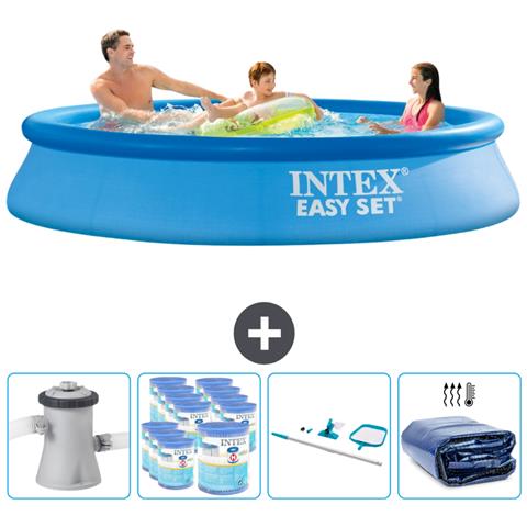 Piscina Fuori Terra - In Giro - 305x305x61 Cm - Blu - Include Accessori Coordinati Cb93 - Foto 1