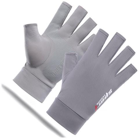 Guanti Mezze Dita Sport - Attrezzatura Per Prestazioni Ottimali Grey - Foto 1