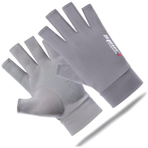 Guanti Mezze Dita Sport - Attrezzatura Per Prestazioni Ottimali Grey - Foto 2