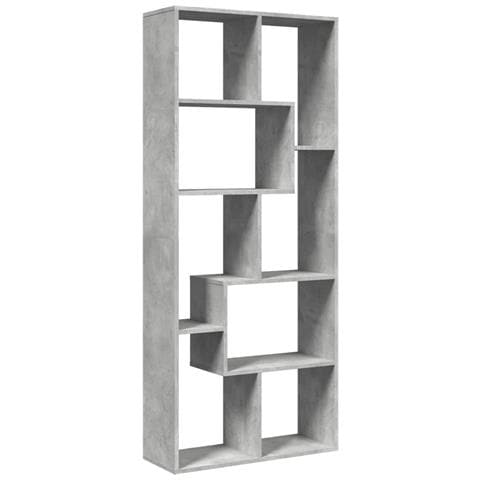 Libreria Divisorio Grigio Cemento 67x25x161,5 cm in Truciolato - Foto 1
