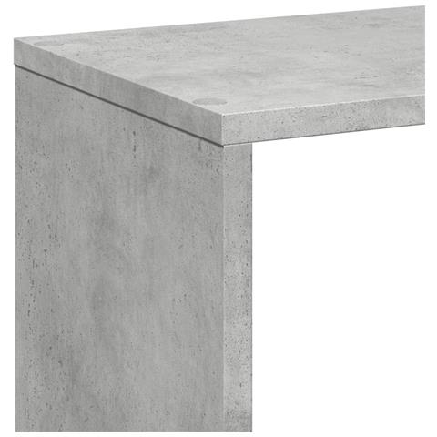 Libreria Divisorio Grigio Cemento 67x25x161,5 cm in Truciolato - Foto 9