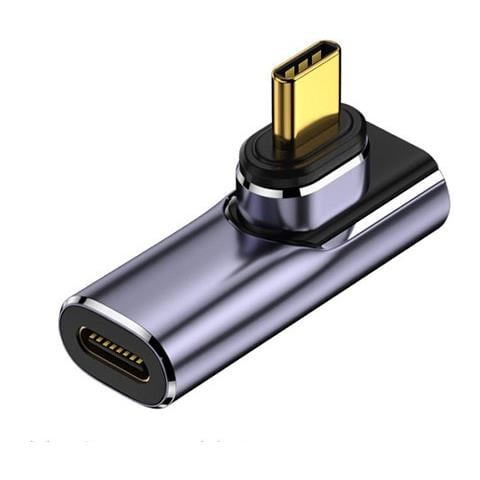 Adattatore Magnetico Da Usb-c Femmina A Usb-c Maschio Ad Angolo Retto (1 Pezzo) - Foto 2