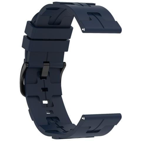 Cinturino In Silicone Universale Compatibile Con Samsung, Huawei E Garmin Blue 20 Mm - Foto 1